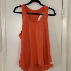 Vuori Womens Tank Top Coral Color Size:XL